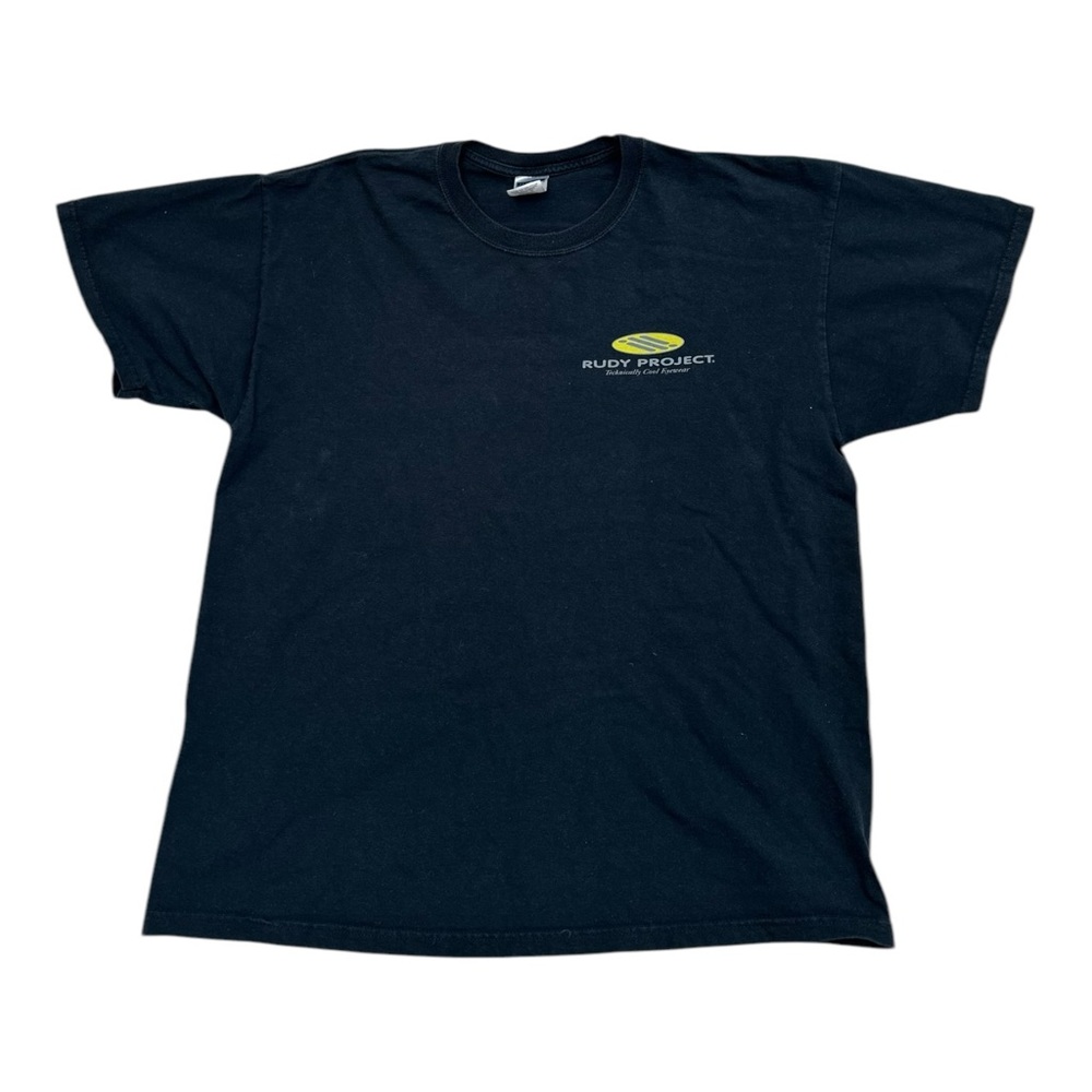 The Rudy Project Cycling Heavyweight Black Tee - Men’s XL